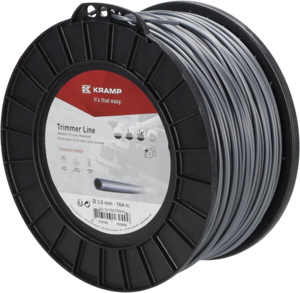 KRAMP Mähfaden Ø 3mm 164m Titanium Power grau Kramp NL30164TRKR