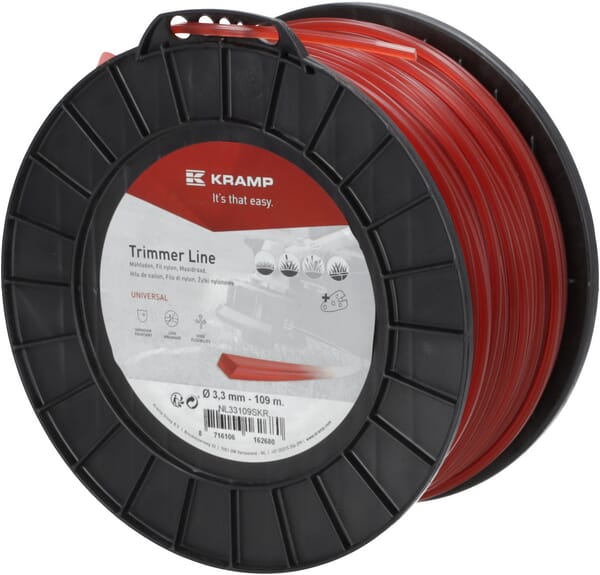 KRAMP Mähfaden Ø 3.3mm 109m viereckig rot Kramp NL33109SKR
