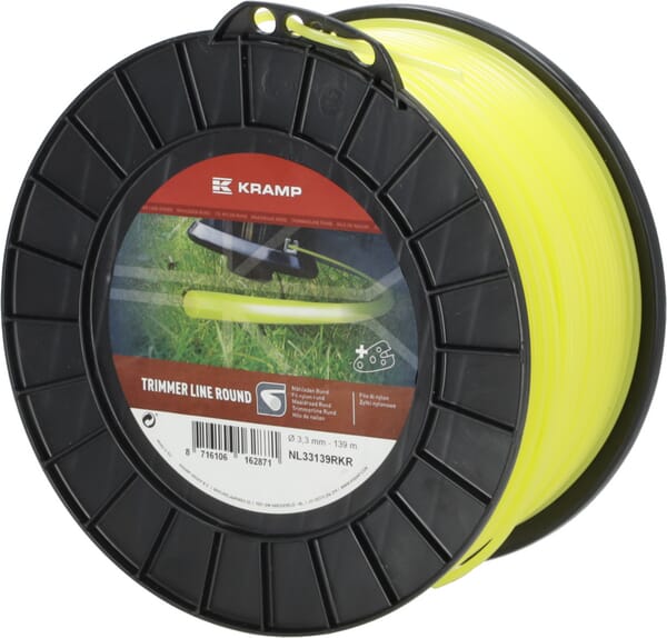 KRAMP Mähfaden Ø 3.3mm 139m rund gelb Kramp NL33139RKR