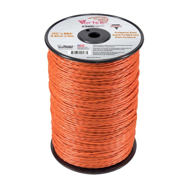 KRAMP Nylonschnur 4,3mm 111m Drall, Vortex Alu NL43111VORA