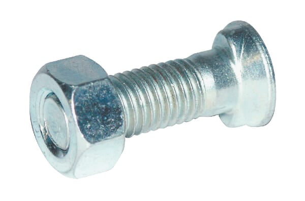 KRAMP 2-Nasen-Pflugschr. oval 10x30 + Mutter - 25 Stück 1030COP025