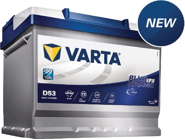 KRAMP Batterie 12V 70Ah 760A Blue Dynamic EFB VARTA 570500076D842