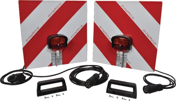 KRAMP Warntafelsatz mit Leuchten R1130BSLBP