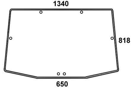 KRAMP Heckfenster R131208N
