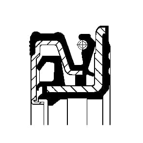 KRAMP Dichtung QLNY 88x115x15 NBR RE196786N