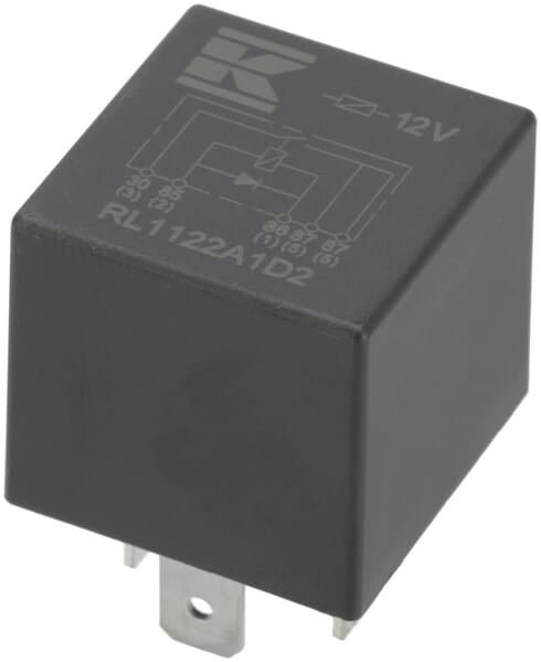 Mini relais 12V, double fermeture, 2x20A, diode, sans support
