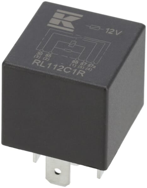 Mini relais 12V, inverseur, 30A/40A, avec résistance, sans support