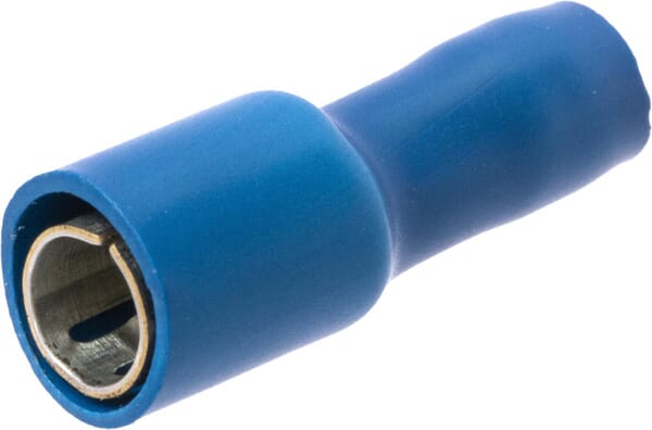 KRAMP Rundsteckerhülse blau - 100 Stück LA9030KR
