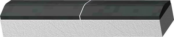 KRAMP Anschweißplatte 90x19, Hartmetall RPM9019