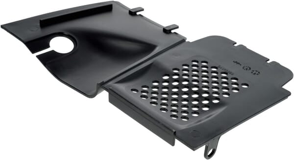 Couvercle de boîte de vitesses, perforé