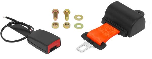 KRAMP Sicherheitsgurt aufrollbar, mit Schalter, orange SB2223GP