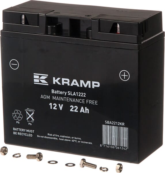 KRAMP Batterie 12V 22Ah 160A Kramp SBA2212KR