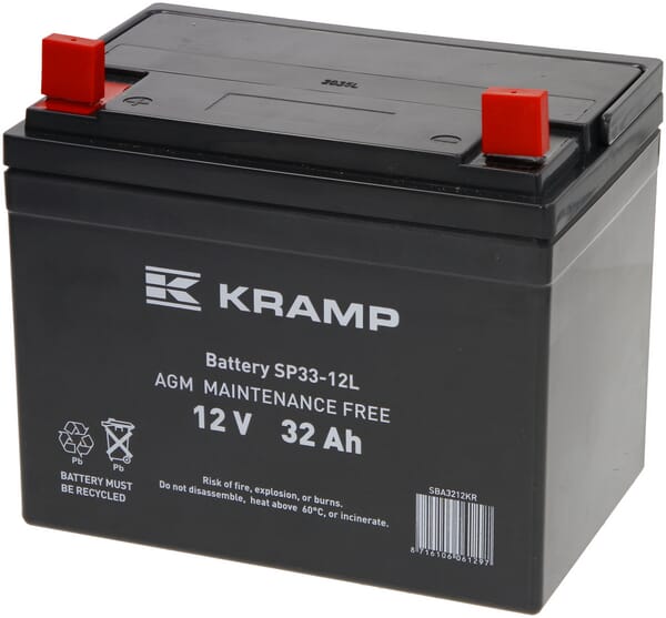 KRAMP Batterie 12V 32Ah geschlossen Kramp SBA3212KR