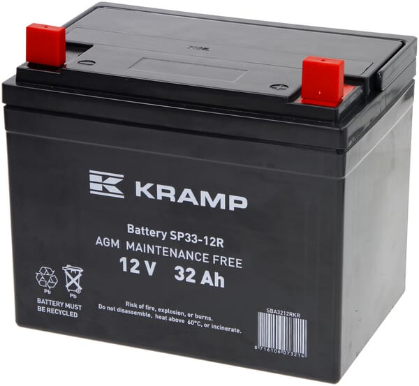 KRAMP Batterie 12V 32Ah geschlossen Kramp SBA3212RKR