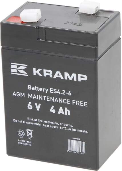KRAMP Batterie 6V 4Ah geschlossen Kramp SBA46KR