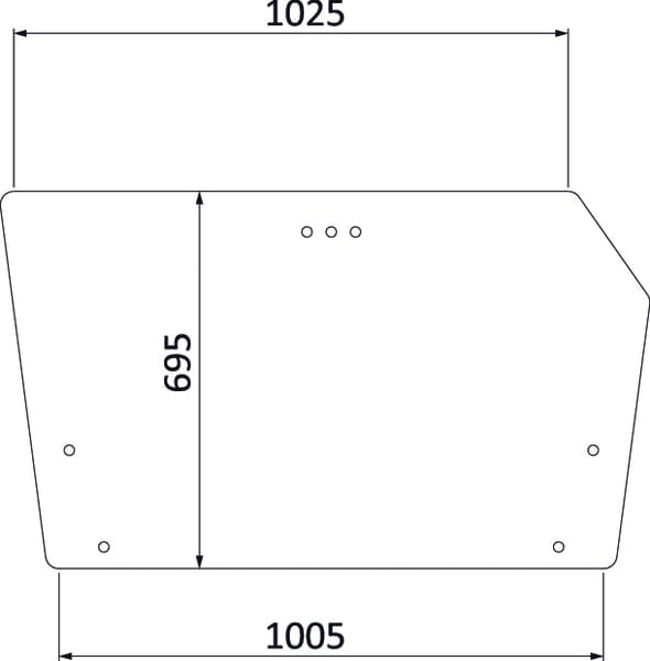 KRAMP Heckscheibe oben 04352383N