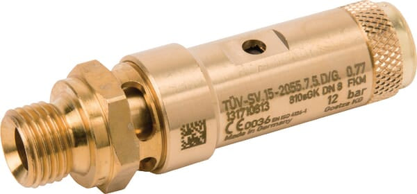 KRAMP Sicherh.ventil 1/4"CE 12 bar SV2122G04M12B