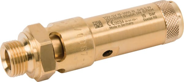 KRAMP Sicherh.ventil 3/8"CE 15 bar SV2122G06M15B