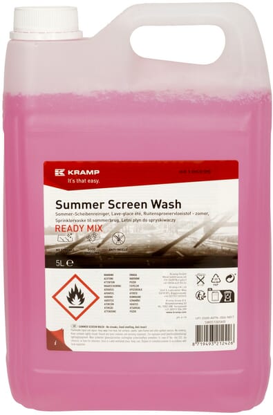 KRAMP Sommer-Windschutzscheibenreiniger 5 L - 4 Kanister - SW051005KR
