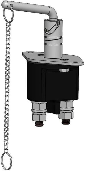 KRAMP Batterieschalter 12/24V, 250A/2500A (5 Sek.), IP66 SW10004KR