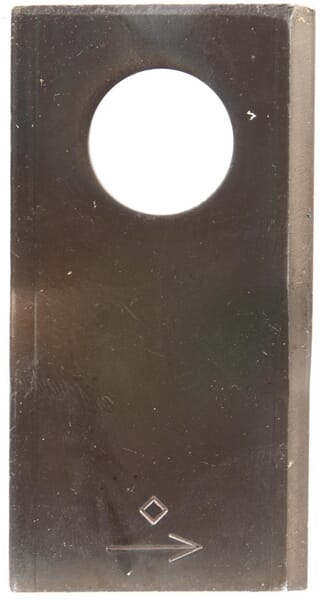 KRAMP Mähmesser links 94x48x3 mm, Bohrung Ø 23 mm, geeignet für Mörtl, 25er-Packung - 25 Stück T673LKR