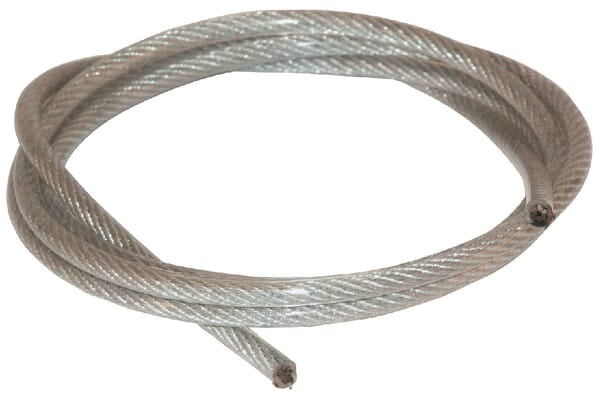 Câble métallique enduit PVC 4/6mm - 0,01 mètre