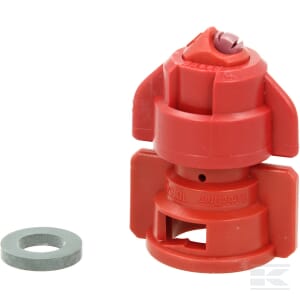Buse double jet plat TDHS 110° rouge