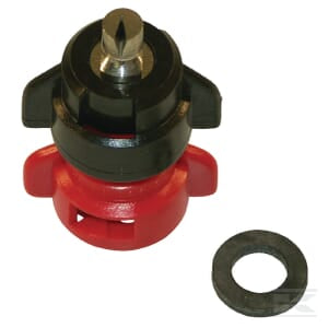Vent slanted nozzle TDOC 80° red