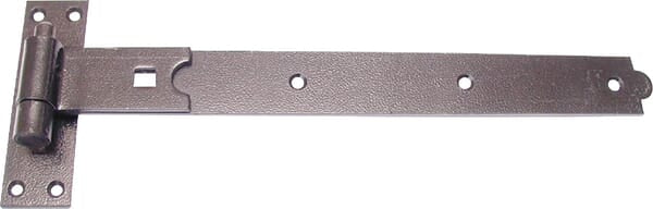 Jeu de charnières à bande droite 600 mm 24" Noir - 2 pièces