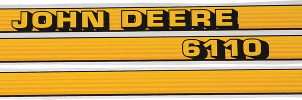 KRAMP Aufkleberset "John Deere 6110" TR6110JD