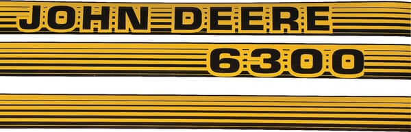 KRAMP Aufkleberset "John Deere 6300" TR6300JD