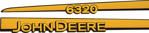 KRAMP Aufkleberset "John Deere 6320" TR6320JD