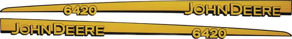KRAMP Aufkleberset "John Deere 6420" TR6420JD