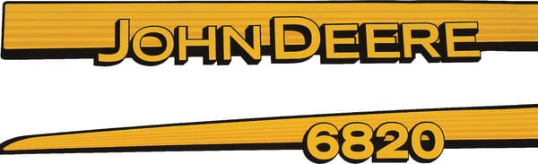 KRAMP Aufkleberset "John Deere 6820" TR6820JD