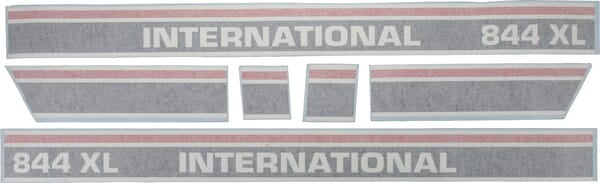 KRAMP Aufklebersatz "International 844" Case - IH TR844XLIH