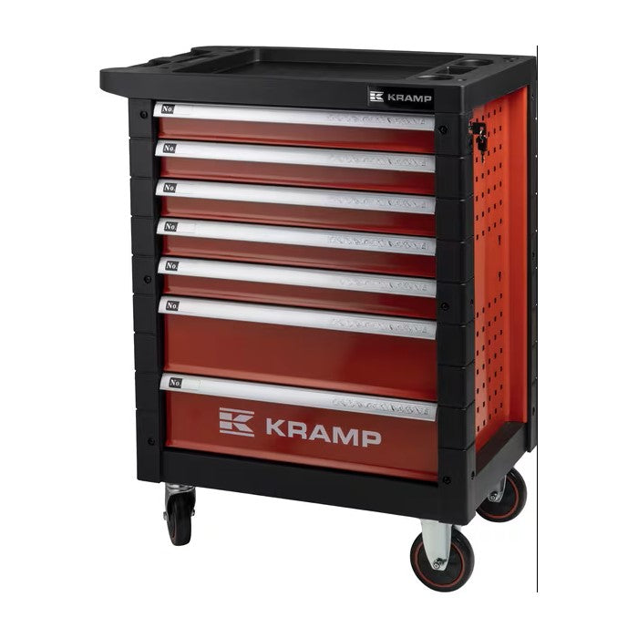 KRAMP Werkzeugrollwagen, 7 Schubfächer TT100701KR