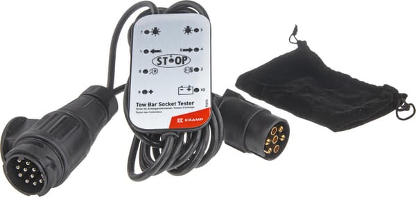 KRAMP Beleuchtungsprüfgerät, 7+13-polig, mit 3,5m langem Kabel TT2713