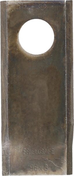 KRAMP Mähmesser links 96x40x3 mm, Bohrung Ø 19 mm, geeignet für Deutz Fahr, 25er-Packung - 25 Stück VF16502727KR