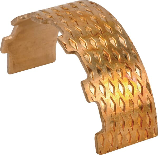 Toothed bearing half shell