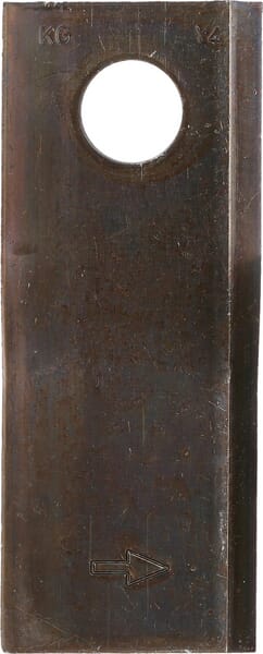 Mower blade left 120x48x4 mm, bore Ø 18.50 mm, suitable for Vicon / Gehl / Lely / New Holland / Pöttinger, pack of 25 - 25 pieces