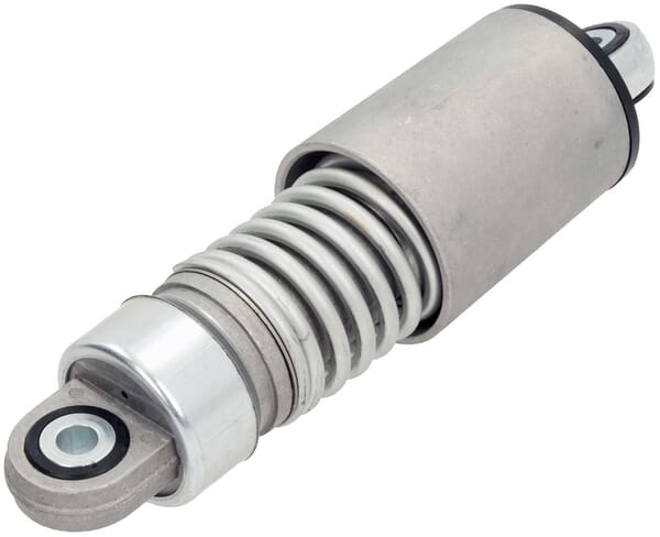 Belt tensioner, tension spring