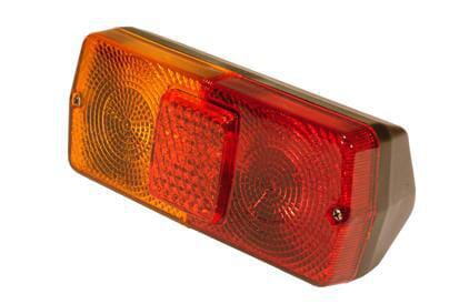 Rear light on the left