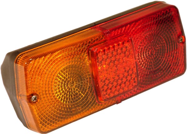 Rear light on the left