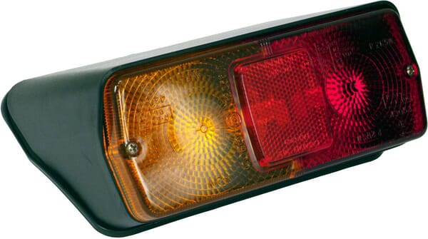 Rear light on the left
