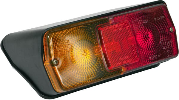 Rear light on the right