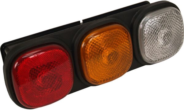 Rear light on the left