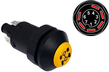 Four-wheel drive button