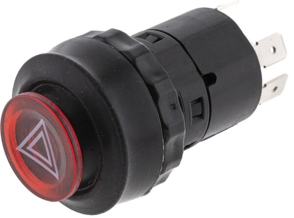 Hazard warning light switch