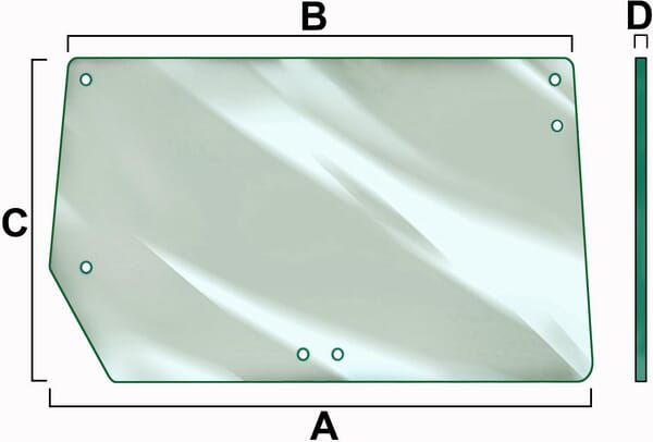 Vapormatic Heckfensterscheibe VPM7404