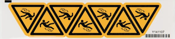 KRAMP Aufkleber Rutschgefahr 50mm WB250272